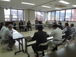 津南町建築協議会との懇談会