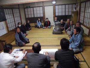 大場公民館で行われた住民・議会懇談会