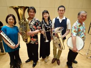 The Millet Mills Brass Ensemble（ミレットミルズ  ブラス アンサンブル）の皆さん