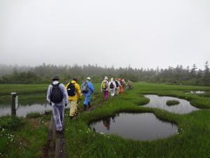 小松原湿原避難小屋巡視